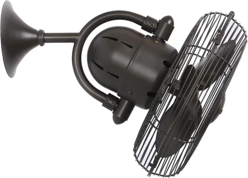 Vista 11 de Matthews KC-BN - Kaye Brushed Nickel Ventilador de pared para exterior de 13" con control de pared, KC-BN, 47watts, 110 volts
