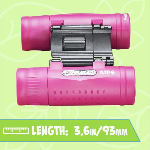 Vista 5 de Tasco Kids Binoculars 8x21, Compact Binoculars for Kids Ages 3-12, Great for Adventures, Hiking, Camping, Travel, Bird Watching