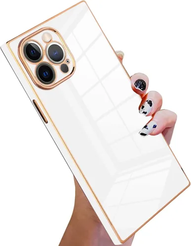 Vista 22 de KANGHAR Funda compatible con iPhone 12 de lujo con bonito diseño galvanizado, carcasa de cuerpo completo, antiarañazos, a prueba de golpes, funda