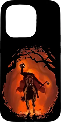 Vista 14 de iPhone 16 halloween scary pumpkin headless horseman Case