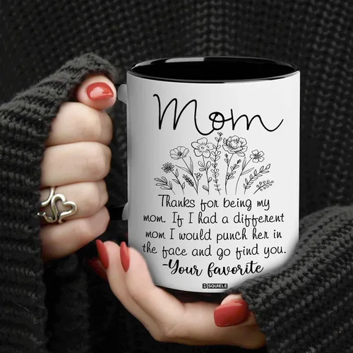 Vista 5 de BSQUIELE Regalos para mamá – Taza para mamá – Día de la Madre, regalos de cumpleaños para mujeres, madre, mamá, mamá, ella, esposa, señora, novia