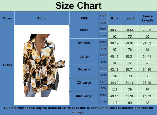 Vista 3 de Vestidos tipo camisa para mujer, sexy, con botones, con cuello, blusas de manga larga, estampado floral