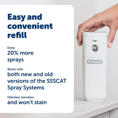Vista 6 de PetSafe SSSCAT - Espray automático para mascotas para disuasión - Corrección de comportamiento sin contacto - Sensor de movimiento con ráfaga