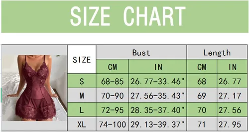 Vista 6 de Sexy Lingerie for Women, Womens Nightwear Sets Mesh Slip Chemise Lace Thong Babydolls Roleplay Hot Exotic Sleepwears
