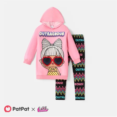 Vista 8 de L.O.L. Surprise! Sudadera con capucha para niñas, manga larga, sudadera con capucha para niñas, ropa de otoño e invierno