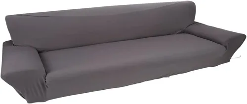 Vista 2 de Funda para sofá, poliéster y elastano de alta calidad de 93 a 118 pulgadas, funda protectora elástica de 4 plazas para sala de estar, mascotas