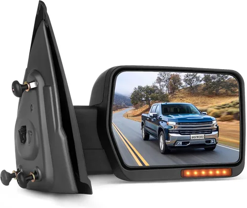 Vista 20 de SCITOO - Espejos retrovisores laterales eléctricos para camioneta Ford F-150 modelos 2004 a 2014, con calefacción y direccionales 2004-2014 F-150