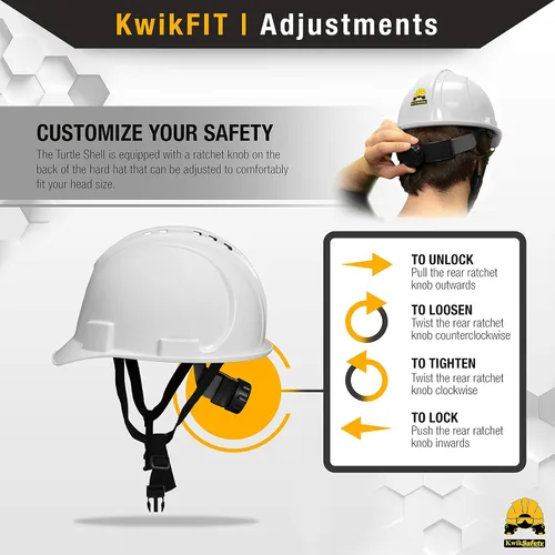 Vista 5 de KwikSafety - Charlotte, NC - Sombreros duros [Ala completa, estilo gorra, estilo de escalada] Tipo 1, Clase C ANSI OSHA