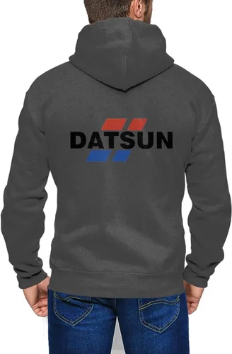 Vista 2 de Lizisgu Datsun - Sudadera con capucha y cremallera completa para hombre