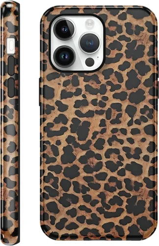 Vista 86 de Funda de teléfono con estampado de guepardo para iPhone 7/8/SE 2020/2022 de 4.7 pulgadas, funda de lujo con diseño de leopardo marrón coqueta a