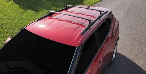 Vista 8 de BrightLines Barras transversales de techo compatibles con Chevy Blazer 2019-2026 para kayak, equipaje y bicicleta de esquí