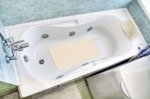 Vista 14 de Popular Bath Tejido de gofre, 17"x 36", gris pardo