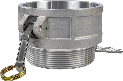 Vista 9 de 2 piezas de accesorios de bloqueo de leva de aluminio (1 pulgada Parte B) accesorios de manguera de ranura de leva, adaptador macho hembra NPT rosca