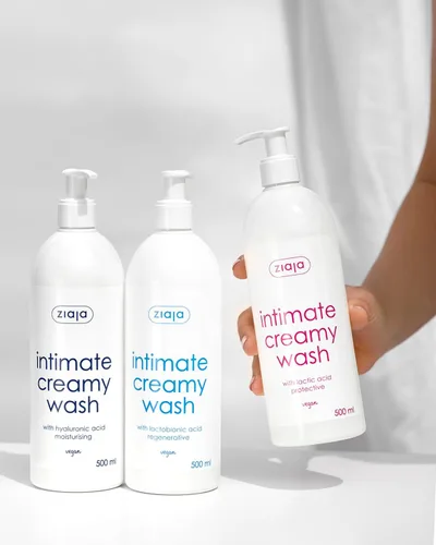 Vista 7 de Ziaja Lavado Cremoso Íntimo con Protección de Ácido Láctico 500 Ml