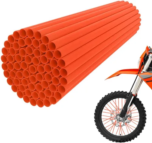 Vista 6 de JFG RACING protectores de plástico para radios de bicicleta o motocicleta, Negro