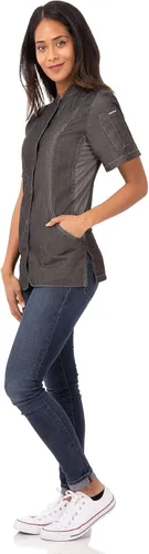 Vista 2 de Chef Works Abrigo Chelsea Chef para Mujer