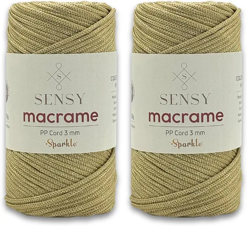 Vista 107 de Cuerda de poliéster Sensy Premium de 3 mm, 120 metros, 100% cordón de polipropileno, cuerda de macramé de 3 mm, cordón para bolsos de ganchillo