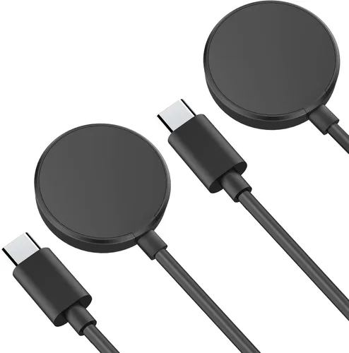 Vista 10 de Cargador USB C Galaxy Watch 7 compatible con Samsung Galaxy Watch 7/6 Classic/6/5 Pro/5/4/4 Classic/3/Active 2/Active, base de carga inalámbrica