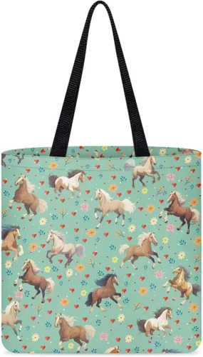 Vista 25 de Upetstory Bolsa de lona reutilizable para compras de comestibles