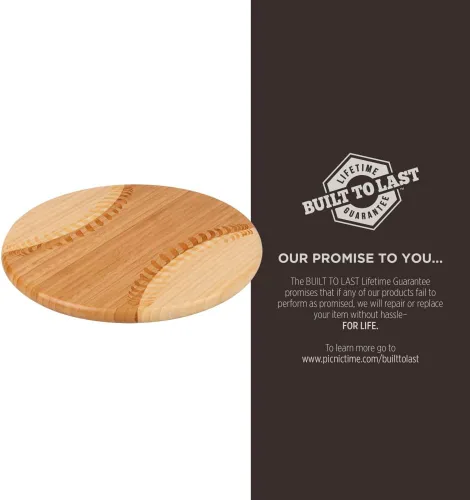 Vista 8 de PICNIC TIME NCAA Arizona Wildcats Homerun! Bamboo Cutting Board with Team Logo