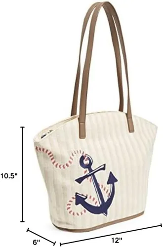 Vista 7 de Vera Bradley Bolso tote de paja para mujer