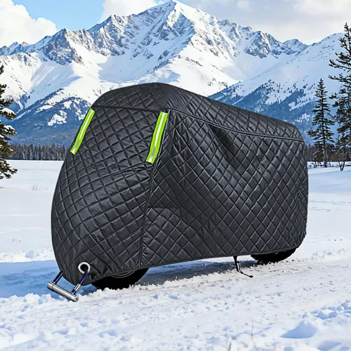 Vista 2 de Hail Protector Motorcycle Cover for Yamaha FZ1, Heavy-Duty Motorbike rain Covers Keep Vehicle Clean ，Scratch-Resistant Flame-Retardant Snow-Proof