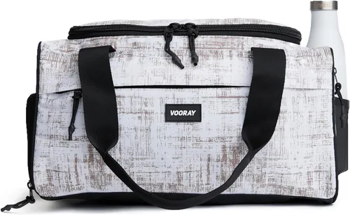 Vista 10 de Bolsa de Lona Vooray Boost – Bolsa de Gimnasio Pequeña para Hombres y Mujeres, Bolsa de Viaje Ligera con Compartimento para Zapatos, Bolsa Deportiva