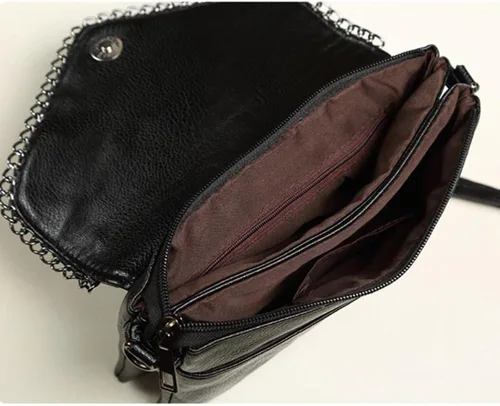 Vista 6 de 2020 Bolso de hombro para mujer, pequeño, negro, bolso de mano para mujer, bolso femenino, bolsos de noche para fiesta, bolsos de embrague