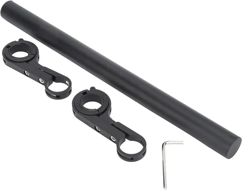Vista 7 de Ejoyous Soporte de extensión, extensor de manillar doble de aleación de aluminio de 11.8 pulgadas para soportes de bicicleta, barras extensoras