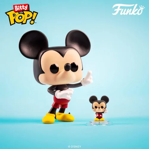 Vista 25 de Funko Bitty Pop! Disney - Minnie, paquete de 4 – Minnie Mouse (vestido rojo), pato margarita, pato Donald y una figura misteriosa sorpresa – 0.9