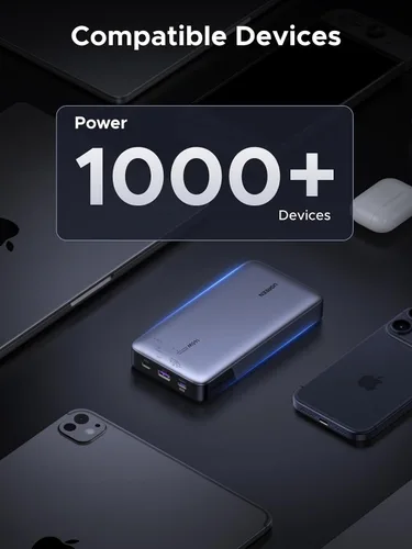 Vista 14 de UGREEN Power Bank 25,000mAh 145W Cargador portátil para laptop, paquete de baterías de 3 puertos USB C PD Nexode, para MacBook Pro/Air, Dell XPS