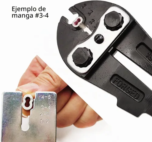 Vista 5 de FenceMate - Kit de herramientas de crimpado de 4 ranuras para unir alambres/cuerdas de acero de alta resistencia