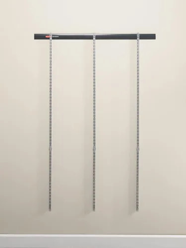 Vista 4 de Rubbermaid FastTrack Garaje vertical de 25 pulgadas con extensión, extensible, montaje en riel de garaje FastTrack, sistema de organización