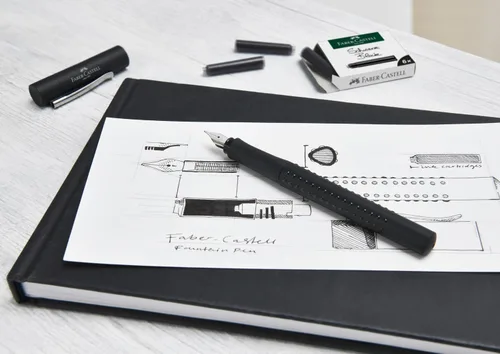 Vista 3 de Faber-Castell 185506 Cartuchos de tinta estándar Negro estándar