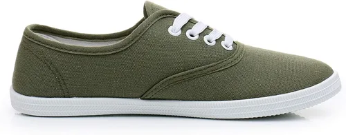Vista 3 de VenusCelia - Tenis Rainbow de lona con agujetas, para mujer
