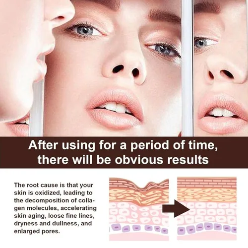 Vista 2 de Crema de retinol para la cara, crema facial de retinol con ácido hialurónico, crema nutritiva antiarrugas reparadora para el cuidado de la piel