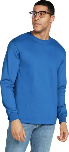 Vista 2 de Gildan - Camiseta de manga larga de algodón ultra estilo G2400 para adultos, paquete múltiple