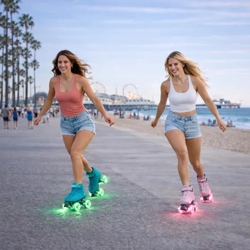 Vista 3 de Bont Patines Prostar Suede Profesionales Patines con Ruedas Led Luminosas - Interior y Exterior - Patines - Patines de ruedas