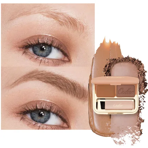Vista 15 de Oulac Lápiz de cejas rubio, barra retráctil impermeable para cejas con cepillo, de larga duración, resistente a las manchas, vegano y libre