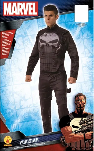 Vista 4 de Rubie's Marvel Universe - Disfraz de castigador para hombre