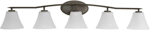 Vista 11 de Progress Lighting Bravo - Lámpara de tocador de baño de 3 luces, níquel cepillado níquel