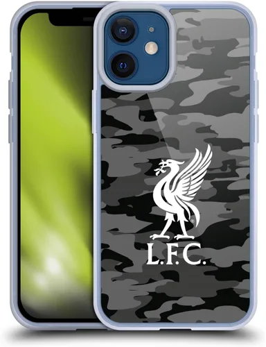 Vista 147 de Head Case Designs Funda de gel con licencia oficial del Liverpool Football Club Away Colourways Crest Camou [protección de grado militar] compatible