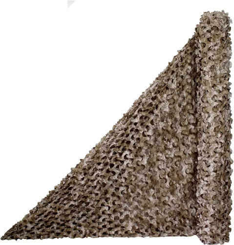 Vista 15 de WINWAY - Red de camuflaje en rollo a granel, malla para sombrilla, ideal para caza, tiro, decoración de fiesta con tema militar Desert Camo