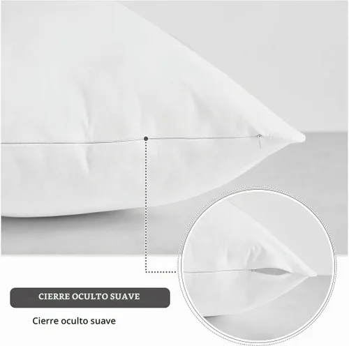 Vista 4 de MoonRest® - Inserto de almohada de plumón sintético de 12 x 12 pulgadas, forma cuadrada, para almohada decorativa, sofá, cojines, cuerpo y cama