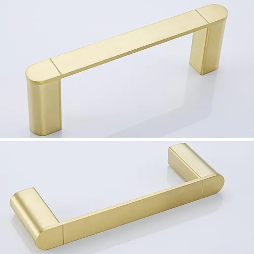 Vista 4 de RANDOM Toallero dorado cepillado de 9 pulgadas, toallero dorado para baño, toallero de cocina y paños de cocina, toallero de acero inoxidable SUS304
