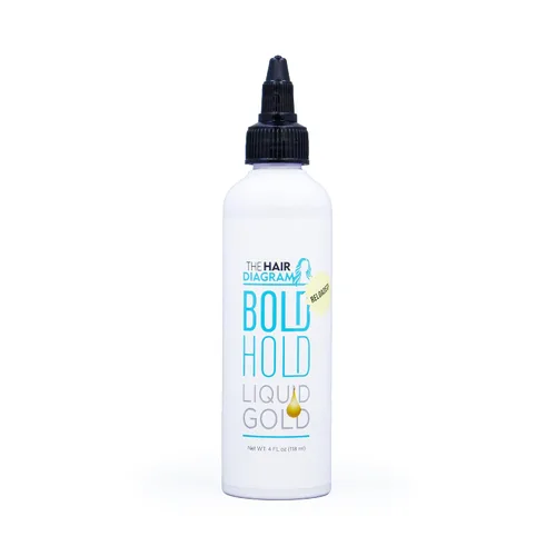 Vista 2 de The Hair Diagram - Bold Hold Liquid Gold Reloaded - Gel de encaje sin pegamento - Fijación temporal para pelucas y sistemas capilares - Agente