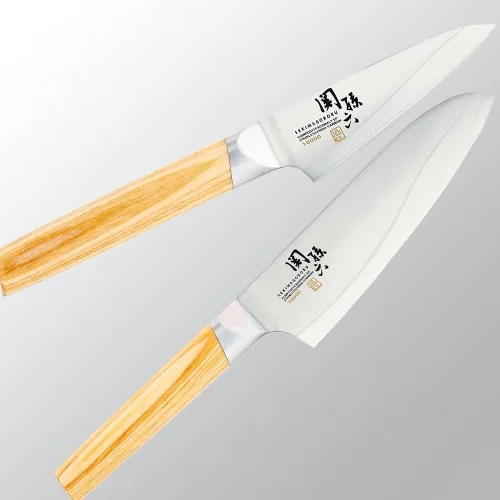 Vista 6 de Seki Magoroku 10000 CL Petit "Santoku 5.709 in ae-5253 (Importación Japón)