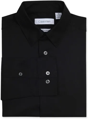 Vista 5 de Calvin Klein Camisa de satén de manga larga para niño