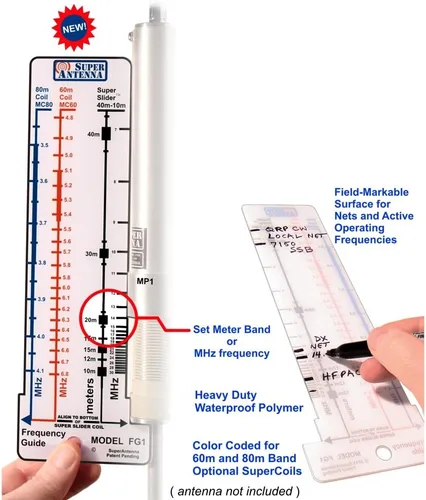Vista 2 de FG1 Frequency Guide HF SWR Ruler for MP1 ham Radio Amateur