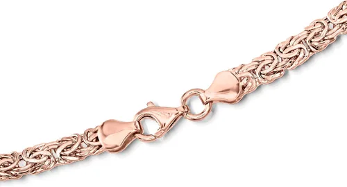 Vista 3 de Ross-Simons Collar bizantino pequeño de oro rosa de 14 quilates